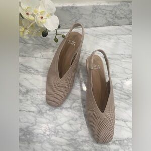 Eileen Fisher Vasa Stretch Knit Slingback mid heel pump